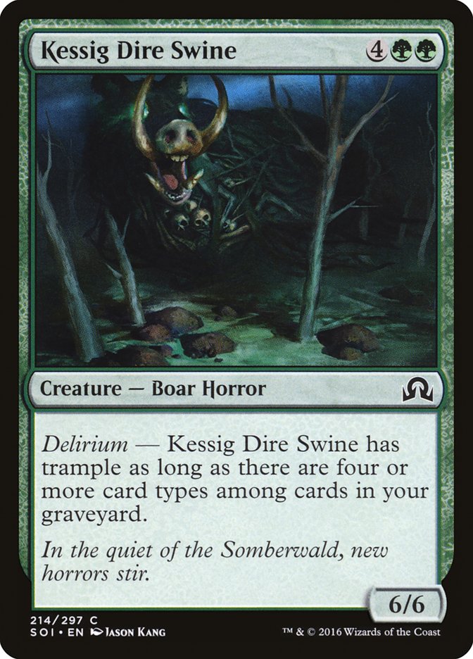 Kessig Dire Swine [Shadows over Innistrad] | Webway Games