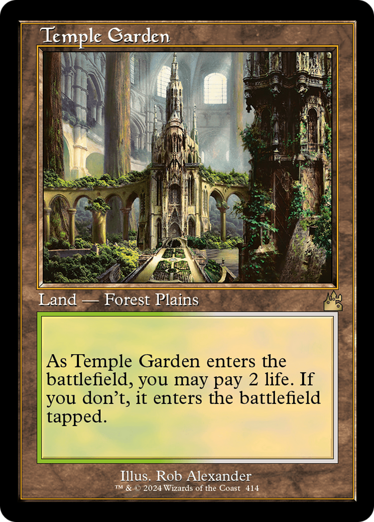Temple Garden (Retro) [Ravnica Remastered] | Webway Games