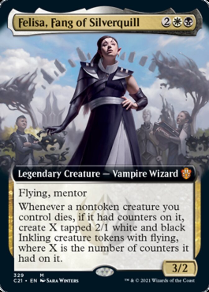Felisa, Fang of Silverquill (Extended) [Commander 2021] | Webway Games