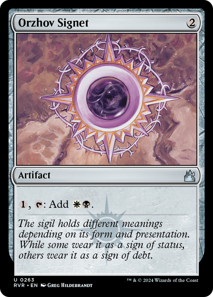 Orzhov Signet [Ravnica Remastered] | Webway Games