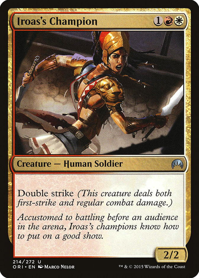 Iroas's Champion [Magic Origins] | Webway Games