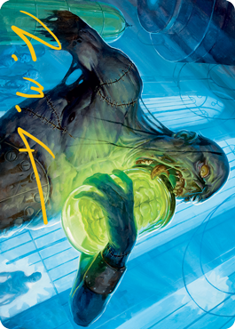 Larder Zombie Art Card (Gold-Stamped Signature) [Innistrad: Midnight Hunt Art Series] | Webway Games