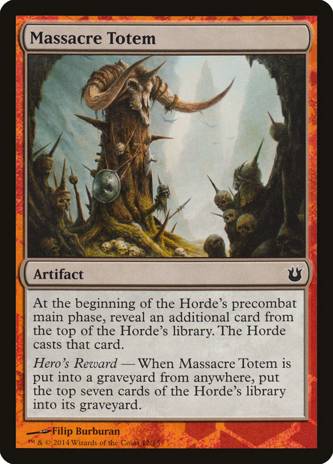 Massacre Totem [Hero's Path Promos] | Webway Games