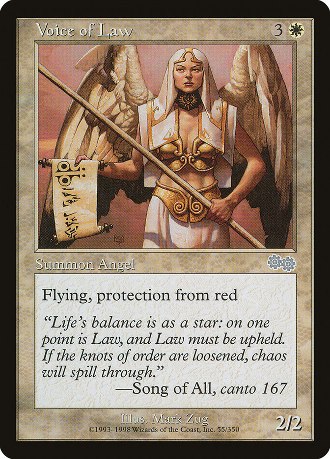 Voice of Law [Urza's Saga] | Webway Games