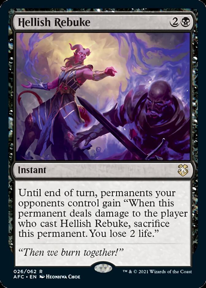 Hellish Rebuke [Dungeons & Dragons: Adventures in the Forgotten Realms Commander] | Webway Games