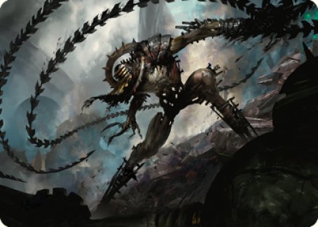 Razorlash Transmogrant Art Card [The Brothers' War Art Series] | Webway Games