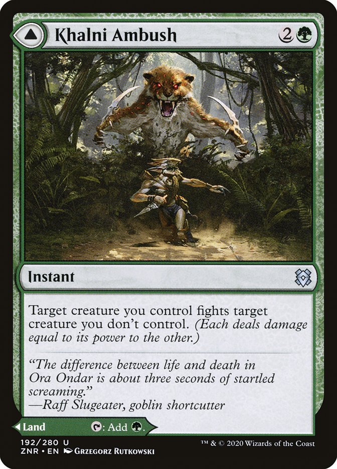Khalni Ambush // Khalni Territory [Zendikar Rising] | Webway Games