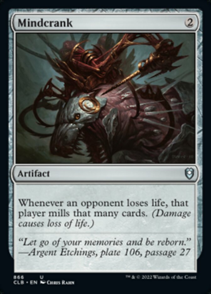 Mindcrank [Commander Legends: Battle for Baldur's Gate] | Webway Games