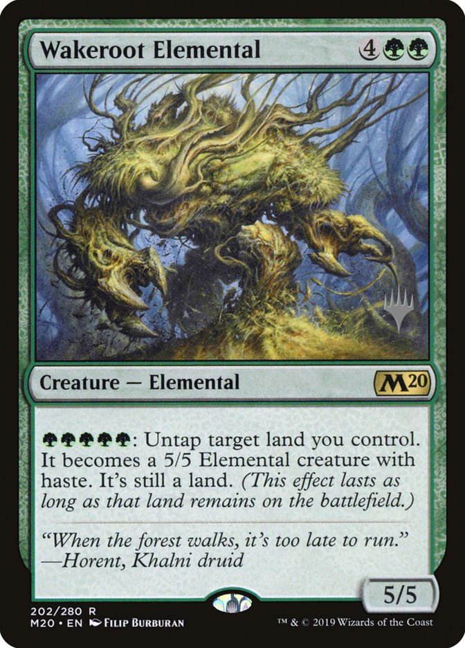 Wakeroot Elemental (Promo Pack) [Core Set 2020 Promos] | Webway Games