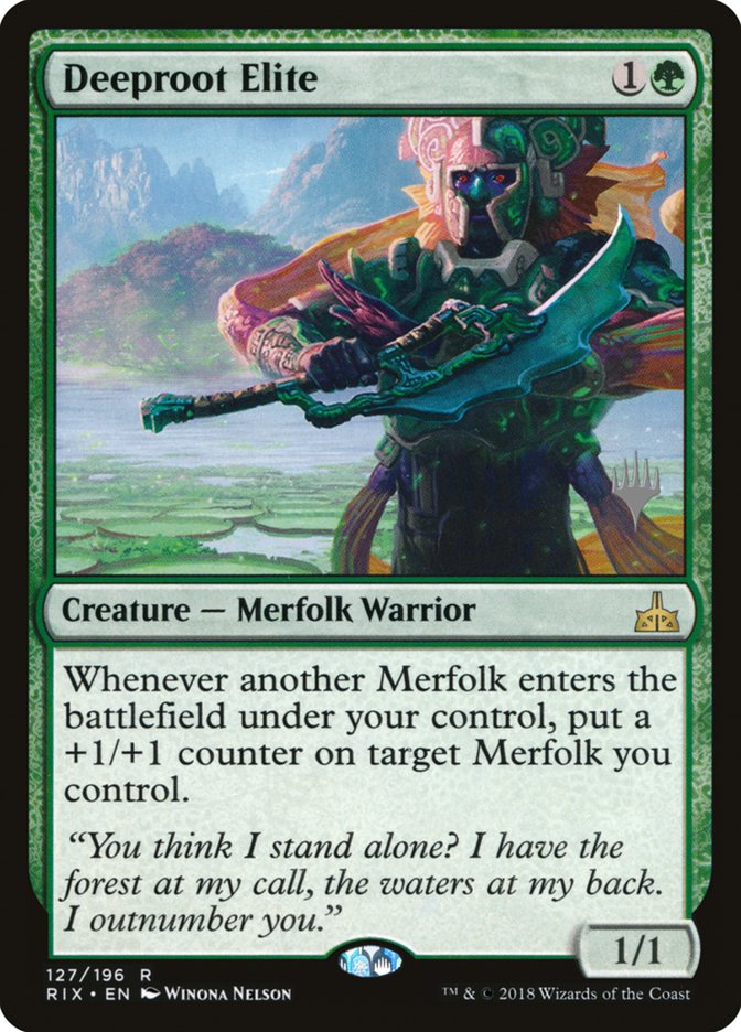 Deeproot Elite (Promo Pack) [Rivals of Ixalan Promos] | Webway Games