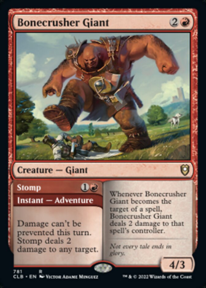 Bonecrusher Giant // Stomp [Commander Legends: Battle for Baldur's Gate] | Webway Games