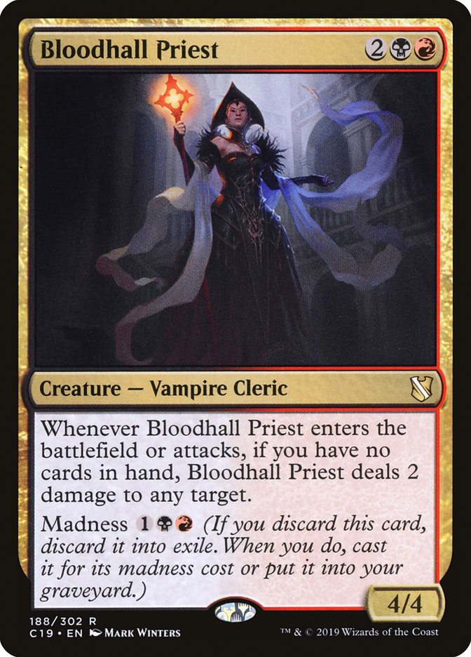 Bloodhall Priest [Commander 2019] | Webway Games