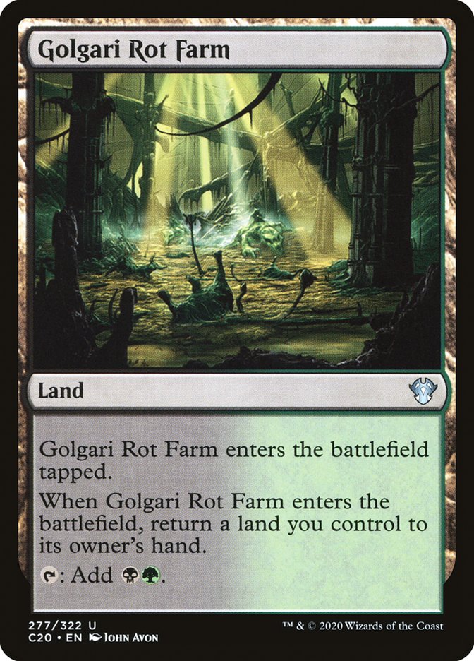 Golgari Rot Farm [Commander 2020] | Webway Games