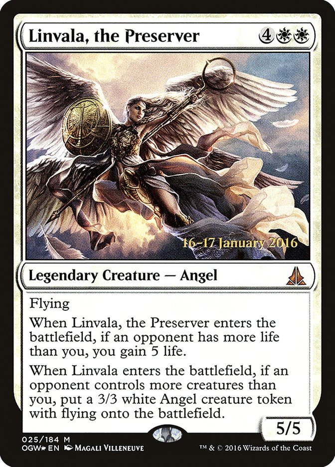 Linvala, the Preserver (Prerelease) [Oath of the Gatewatch Prerelease Promos] | Webway Games