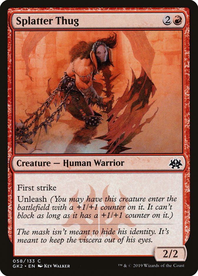 Splatter Thug [Ravnica Allegiance Guild Kit] | Webway Games