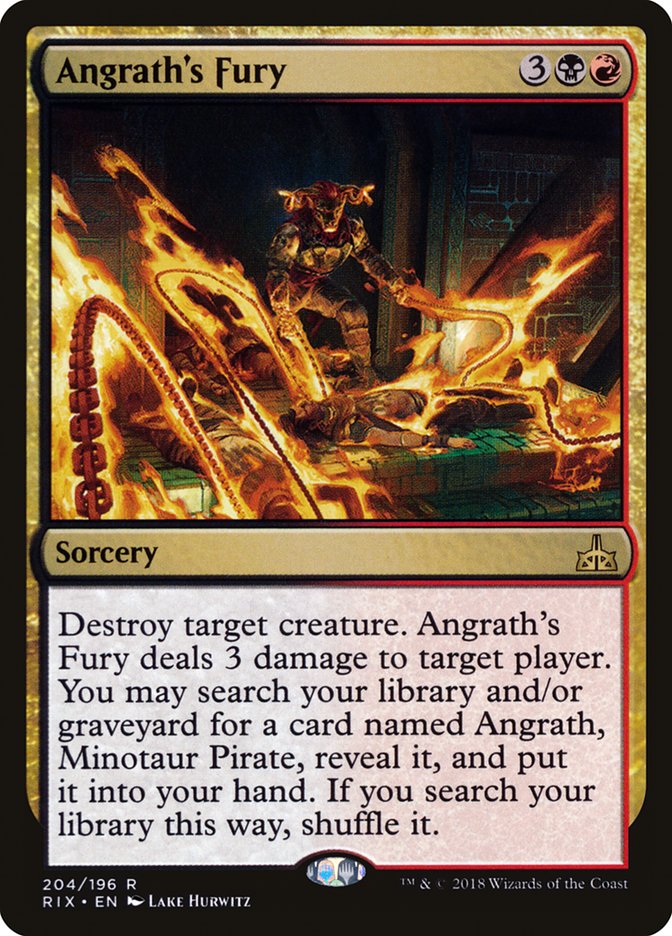 Angrath's Fury [Rivals of Ixalan] | Webway Games