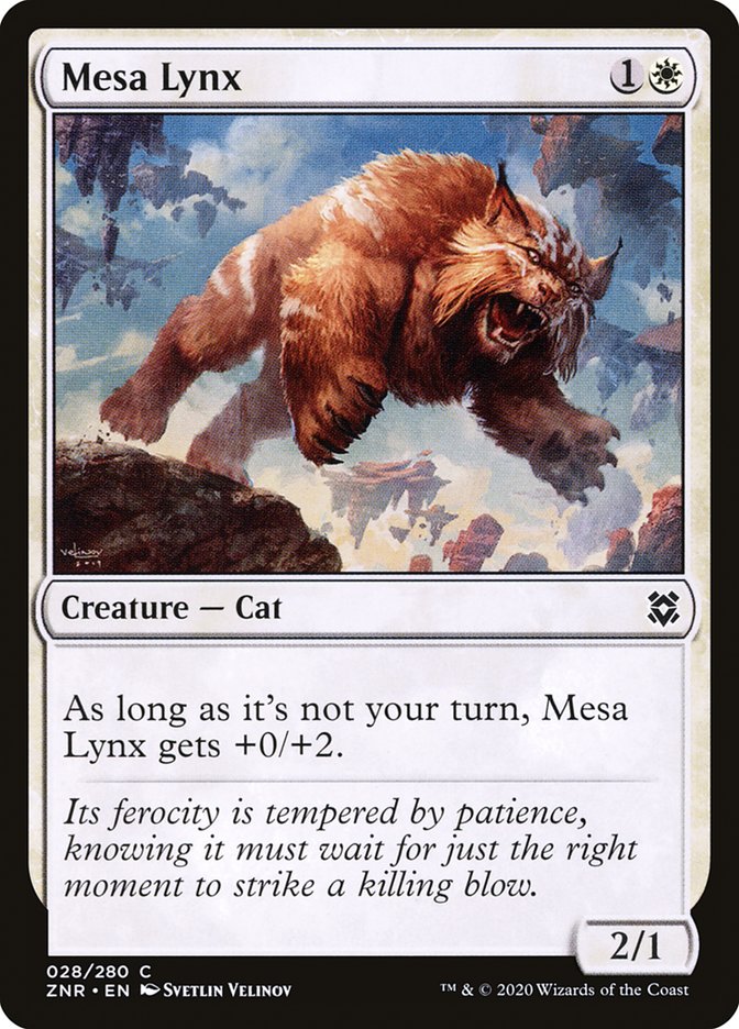 Mesa Lynx [Zendikar Rising] | Webway Games