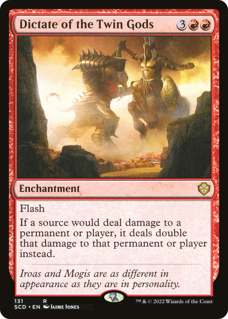 Dictate of the Twin Gods [Starter Commander Decks] | Webway Games