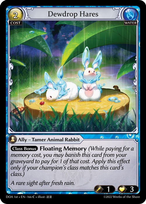 Dewdrop Hares (166) [Dawn of Ashes: 1st Edition] | Webway Games