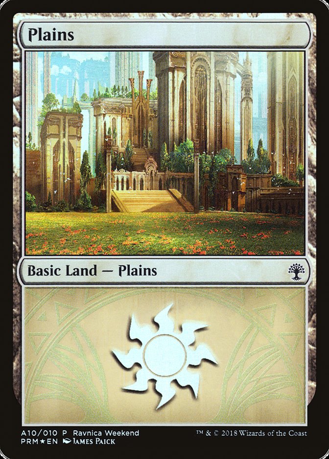 Plains (#A10) [Guilds of Ravnica Ravnica Weekend] | Webway Games