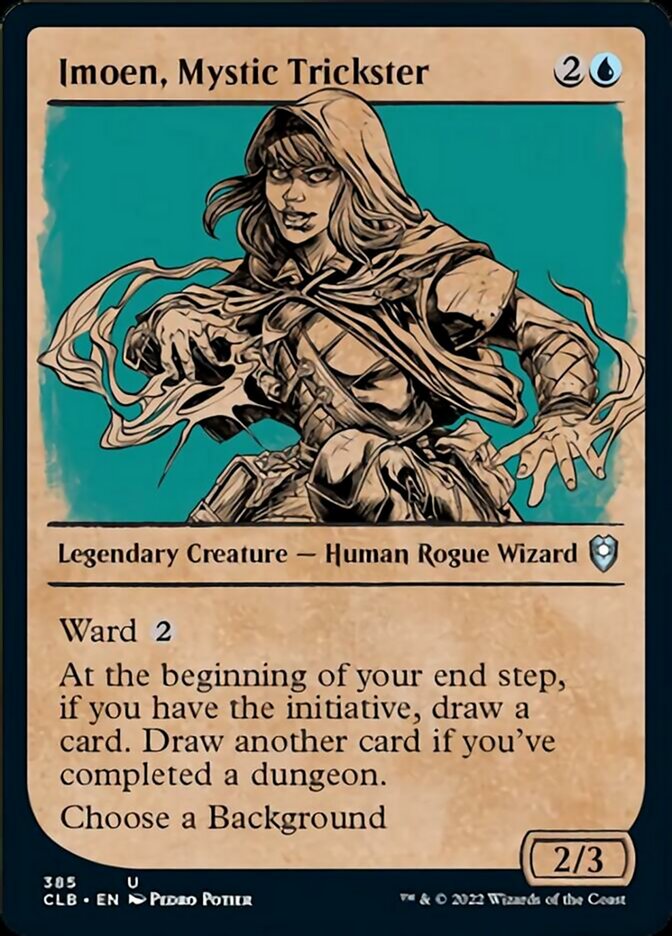 Imoen, Mystic Trickster (Showcase) [Commander Legends: Battle for Baldur's Gate] | Webway Games