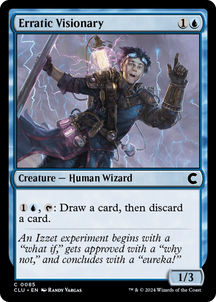 Erratic Visionary [Ravnica: Clue Edition] | Webway Games
