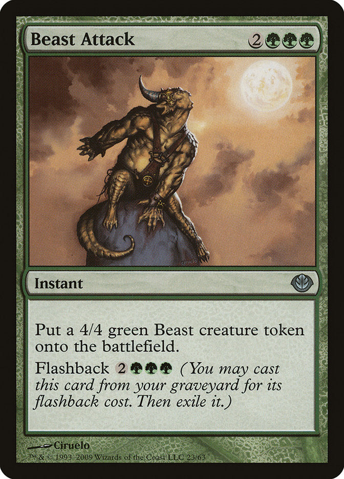 Beast Attack [Duel Decks: Garruk vs. Liliana] | Webway Games