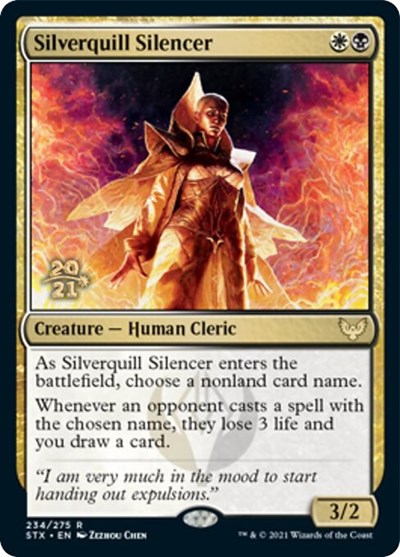 Silverquill Silencer [Strixhaven: School of Mages Prerelease Promos] | Webway Games
