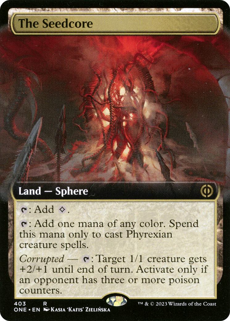 The Seedcore (Extended Art) [Phyrexia: All Will Be One] | Webway Games