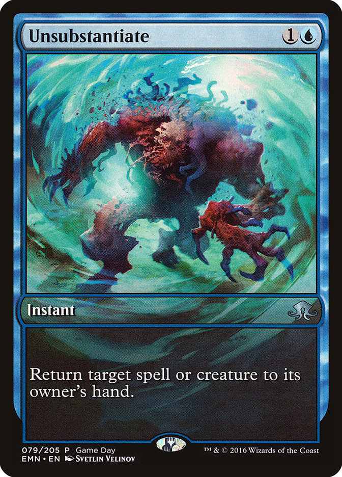 Unsubstantiate (Game Day) [Eldritch Moon Promos] | Webway Games
