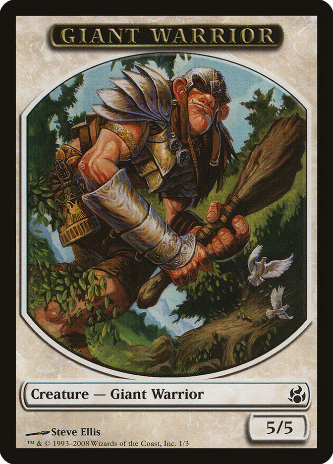 Giant Warrior [Morningtide Tokens] | Webway Games
