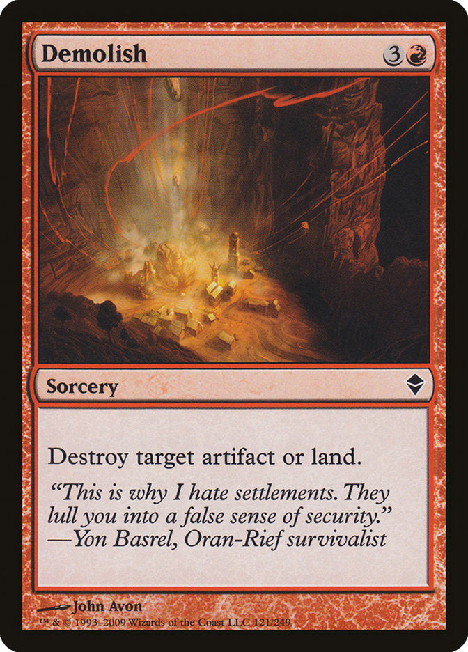 Demolish [Zendikar] | Webway Games