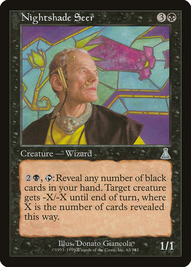 Nightshade Seer [Urza's Destiny] | Webway Games