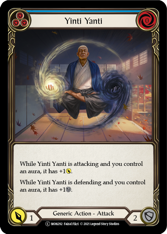 Yinti Yanti (Blue) (Rainbow Foil) [U-MON292-RF] Unlimited Rainbow Foil | Webway Games
