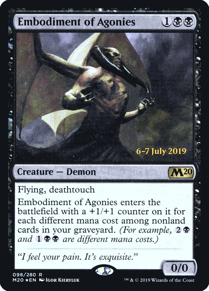 Embodiment of Agonies  [Core Set 2020 Prerelease Promos] | Webway Games
