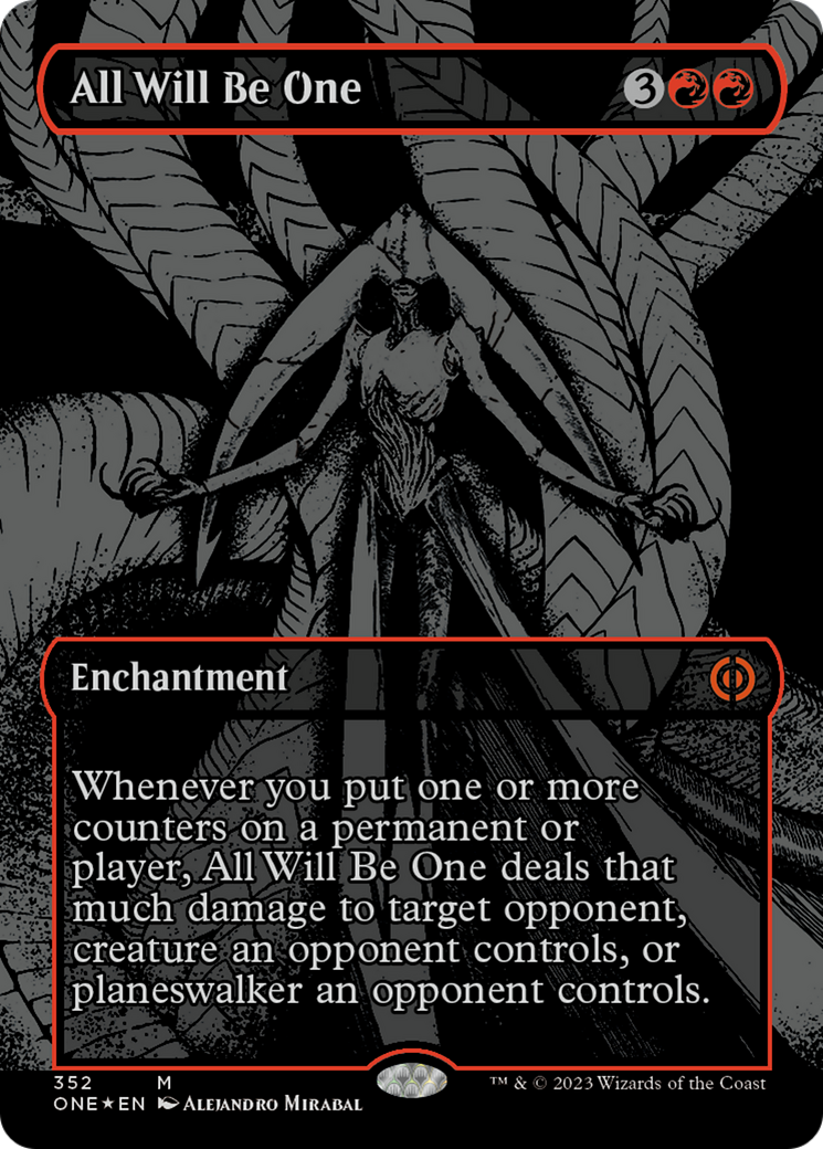 All Will Be One (Oil Slick Raised Foil) [Phyrexia: All Will Be One] | Webway Games