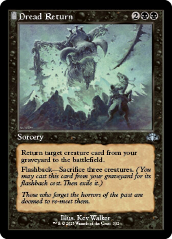 Dread Return (Retro) [Dominaria Remastered] | Webway Games