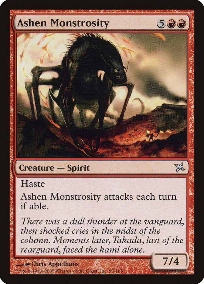 Ashen Monstrosity [Betrayers of Kamigawa] | Webway Games