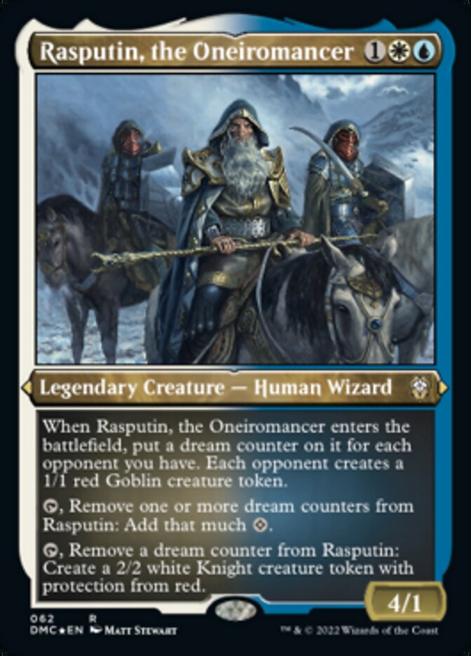 Rasputin, the Oneiromancer (Foil Etched) [Dominaria United Commander] | Webway Games