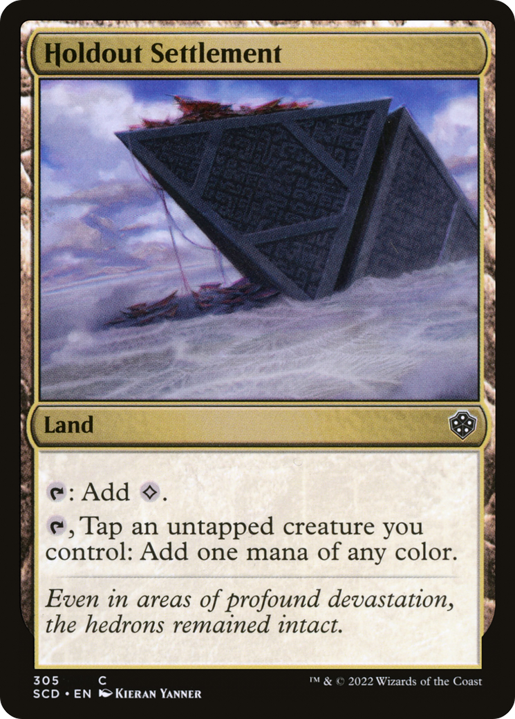 Holdout Settlement [Starter Commander Decks] | Webway Games