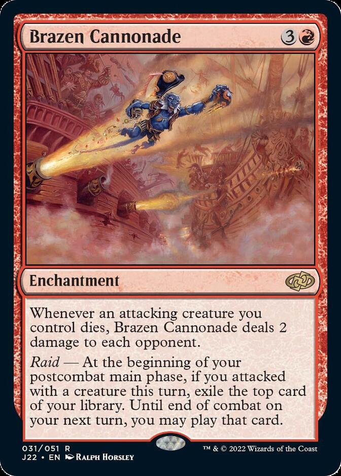 Brazen Cannonade [Jumpstart 2022] | Webway Games