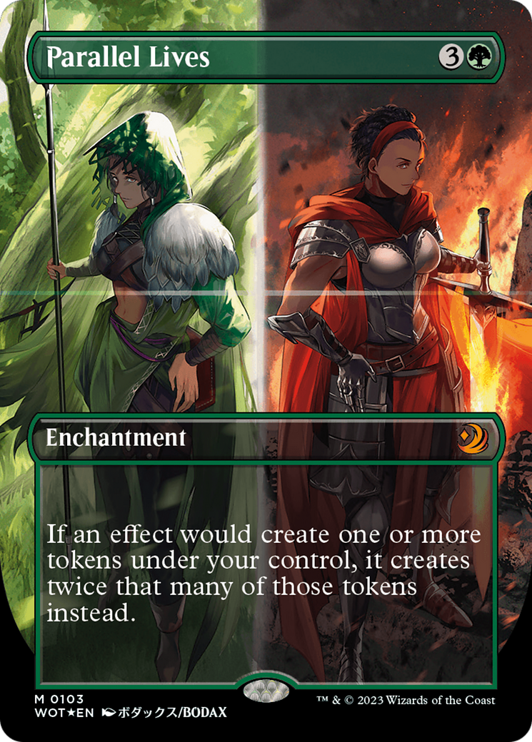 Parallel Lives (Anime Borderless) (Confetti Foil) [Wilds of Eldraine: Enchanting Tales] | Webway Games