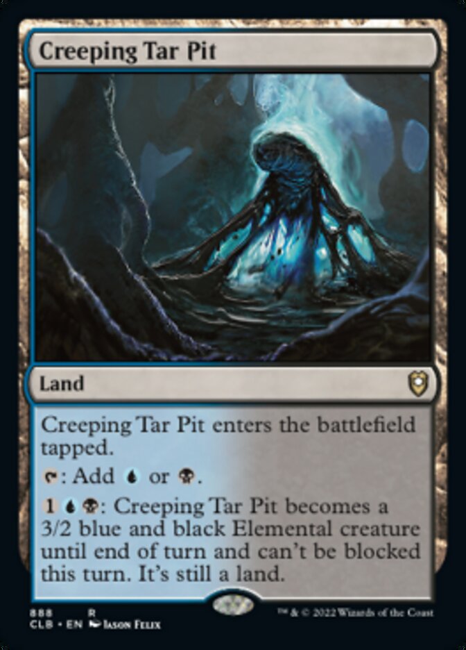 Creeping Tar Pit [Commander Legends: Battle for Baldur's Gate] | Webway Games