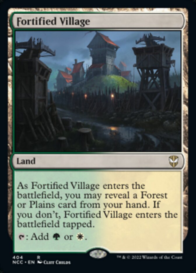 Fortified Village [Streets of New Capenna Commander] | Webway Games