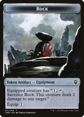 Elf Warrior // Rock Token [Commander Legends Tokens] | Webway Games