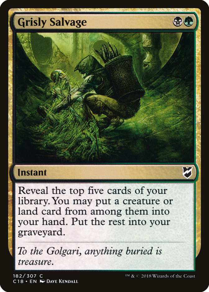 Grisly Salvage [Commander 2018] | Webway Games