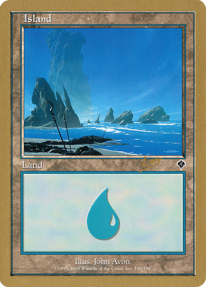 Island (rl336) (Raphael Levy) [World Championship Decks 2002] | Webway Games
