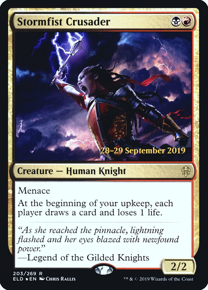 Stormfist Crusader  [Throne of Eldraine Prerelease Promos] | Webway Games