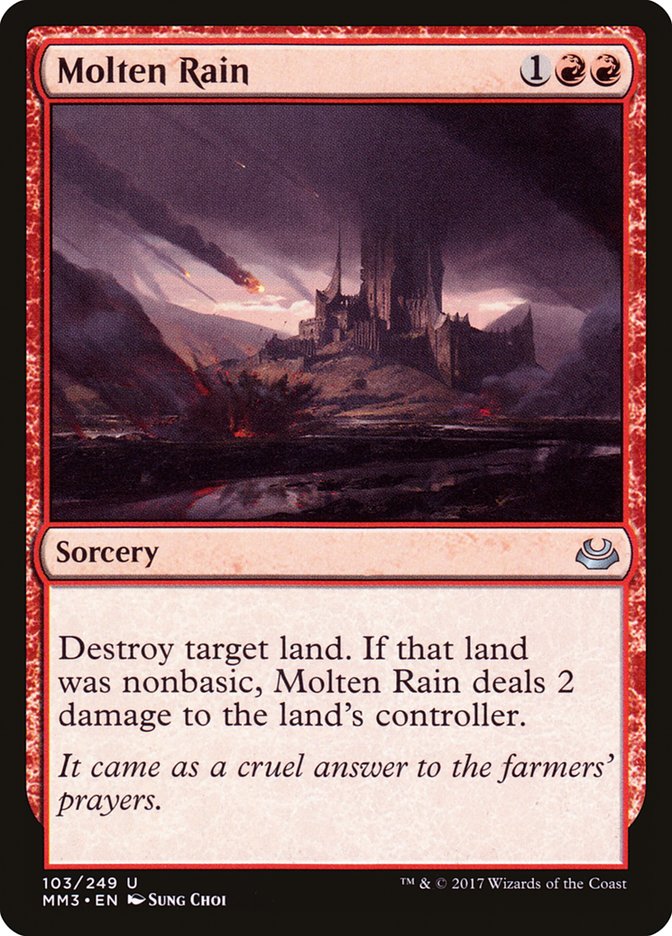 Molten Rain [Modern Masters 2017] | Webway Games