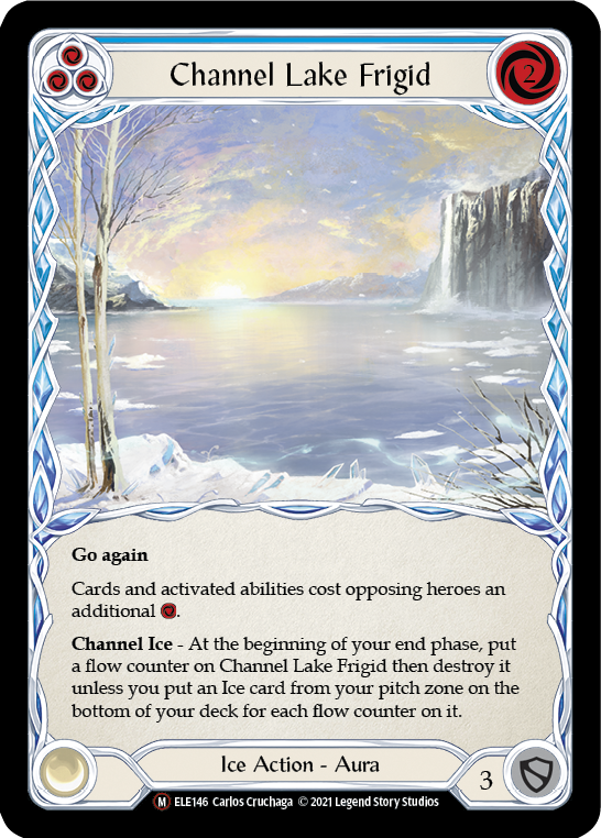 Channel Lake Frigid [U-ELE146] Unlimited Rainbow Foil | Webway Games